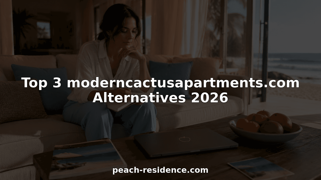 Top 3 moderncactusapartments.com Alternatives 2026